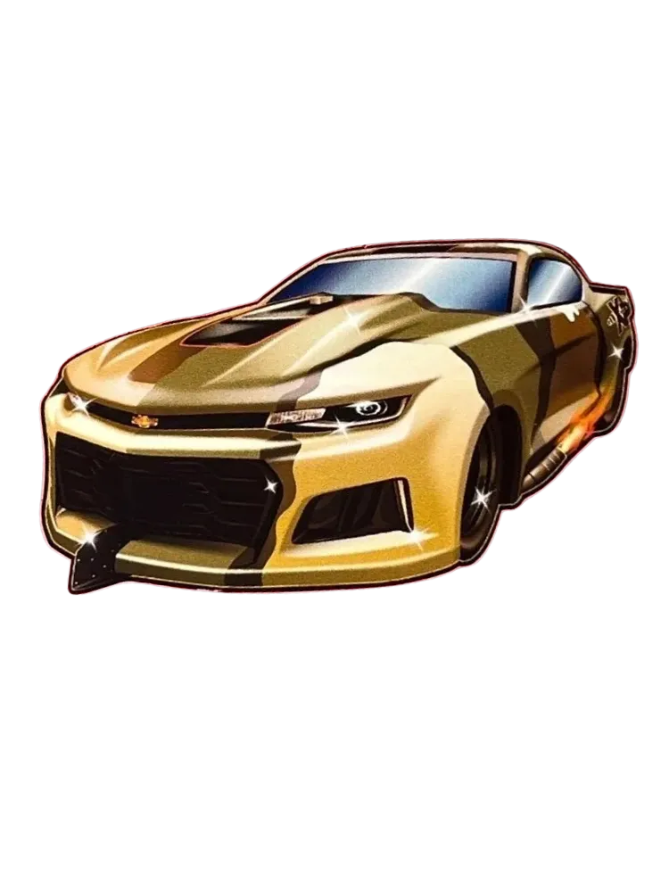 Camo Car Sticker