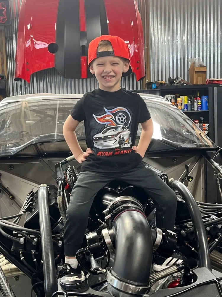 Animated Grey Car Youth T-Shirt