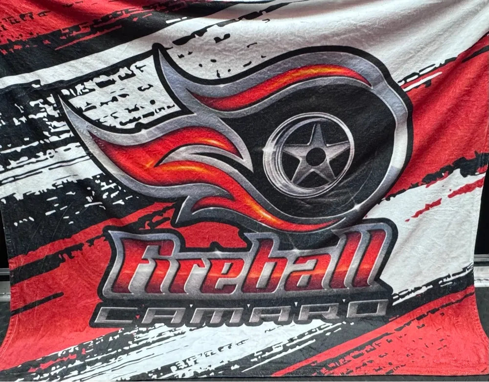 Fireball Throw Blankets