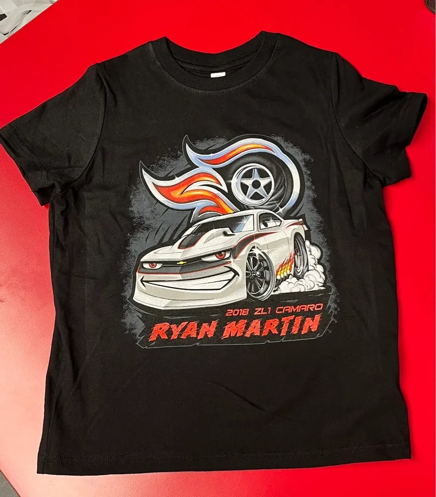 Animated Grey Car Youth T-Shirt