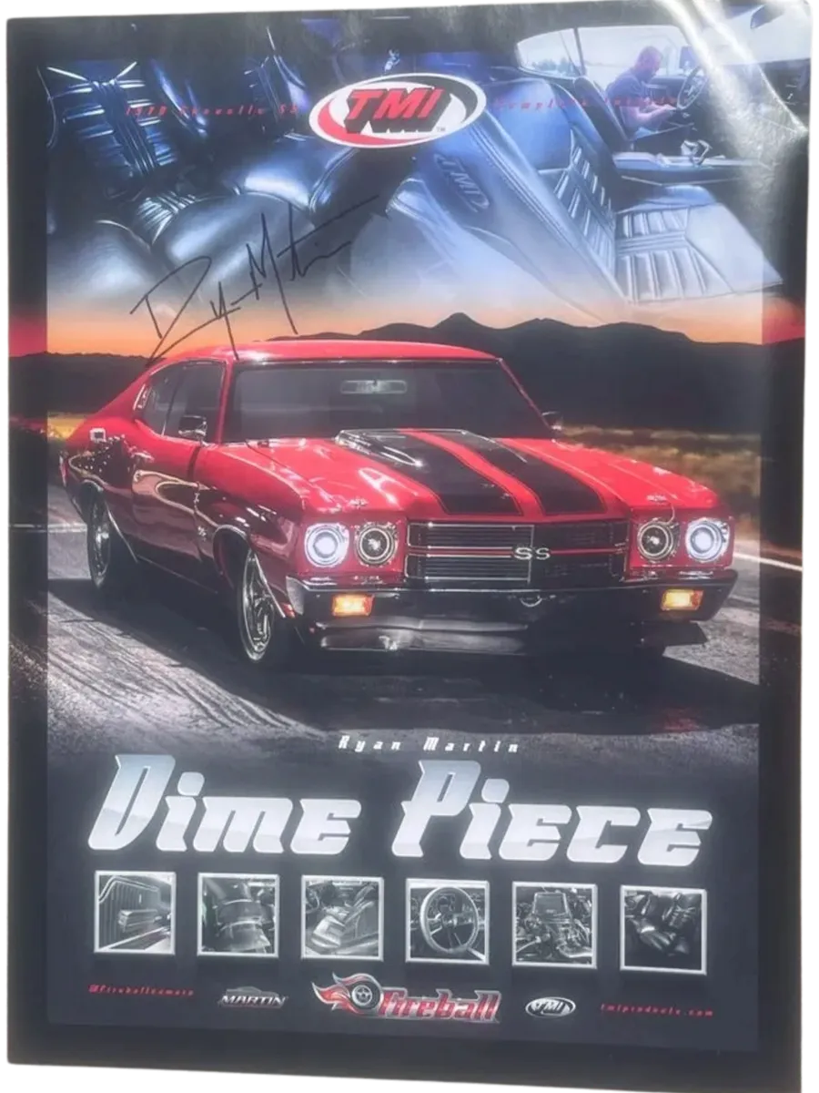 Autographed TMI Dime Piece Poster